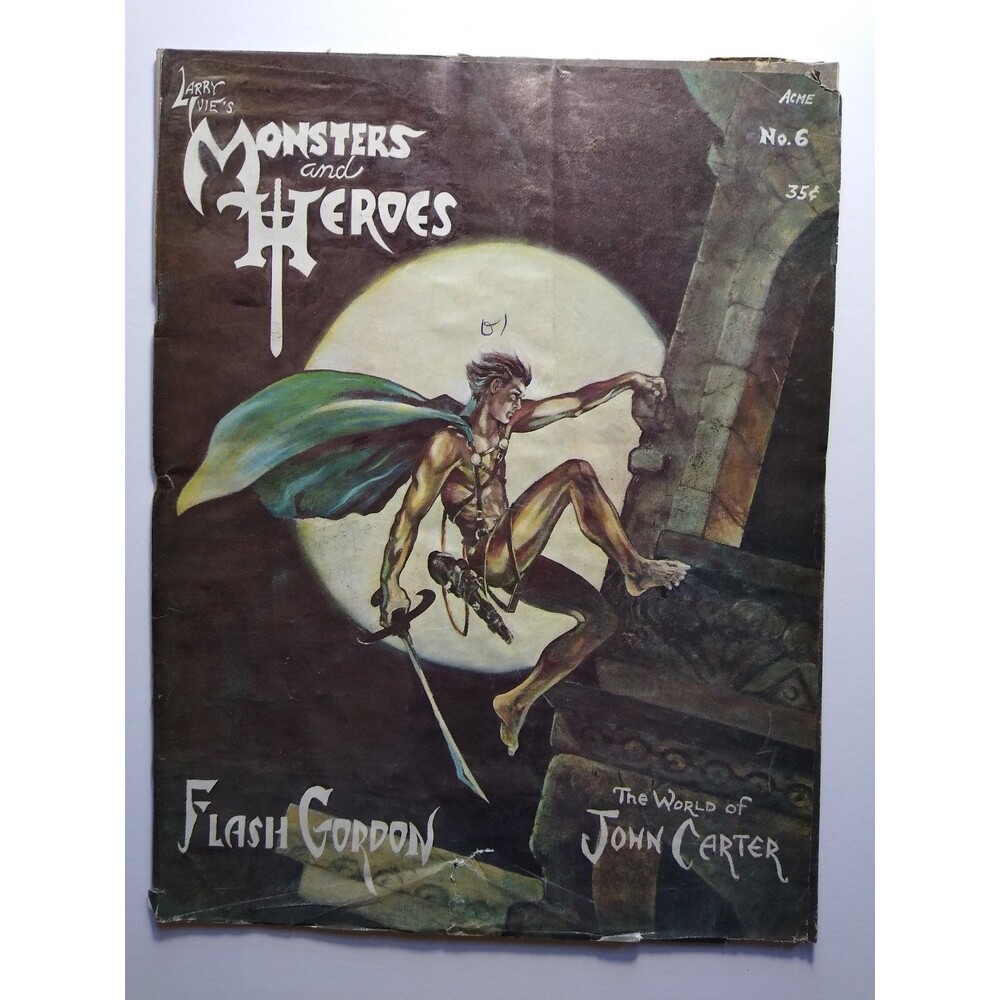 Larry Ivie's Monsters & Heroes Magazine Oct 1969 #6 Flash Gordon John Carter
